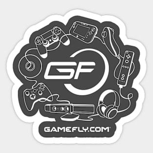 GF Retro Controllers White Sticker